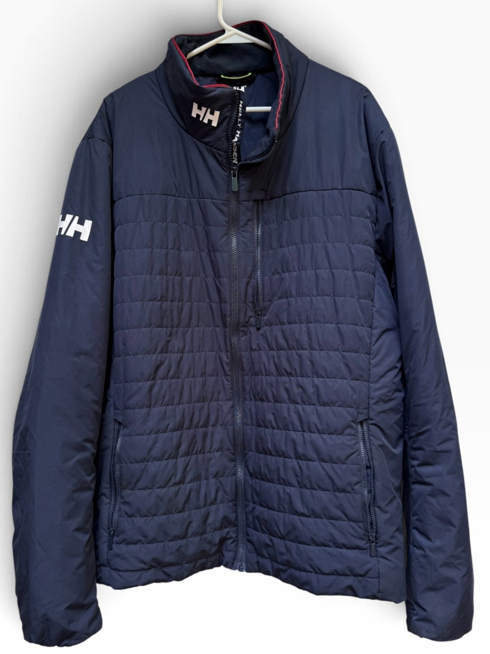 Helly Hansen Men's Crew Insulator Jacket Navy Blue Fall Winter Gorpcore Size 3XL